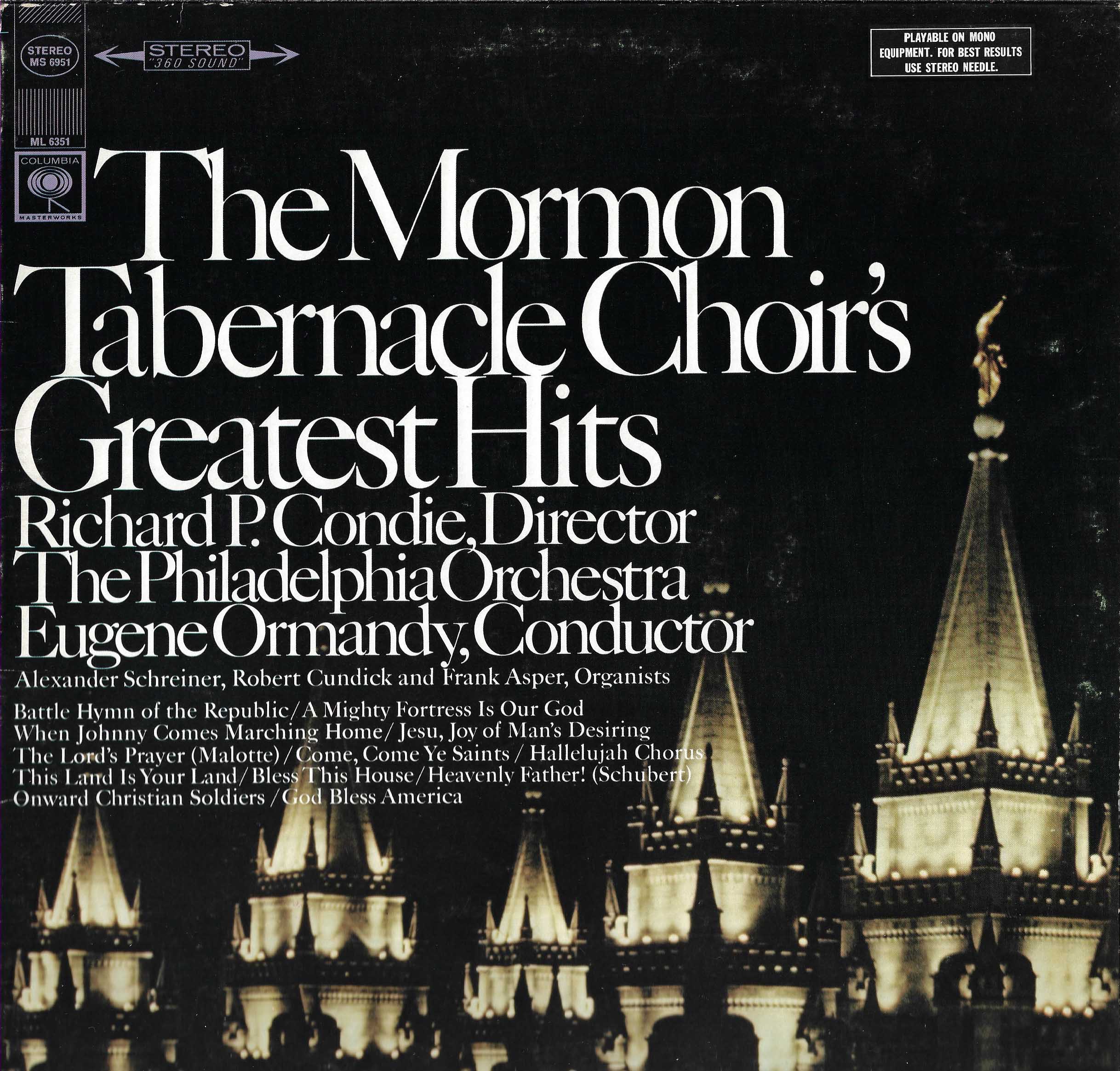 The Mormon Tabernacle Choir's Greatest Hits