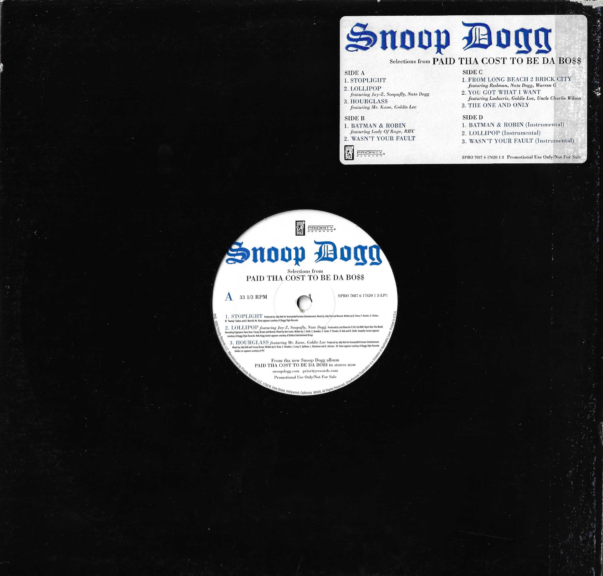 Selections From Paid Tha Cost To Be Da Bo$$ (Clean Version)