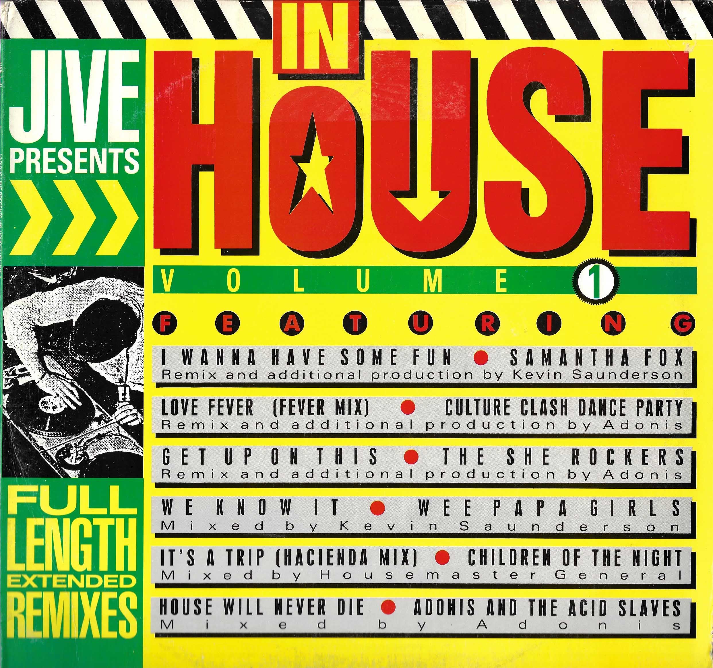 Jive Presents "In House" Volume 1 (Full Length Extended Remixes)