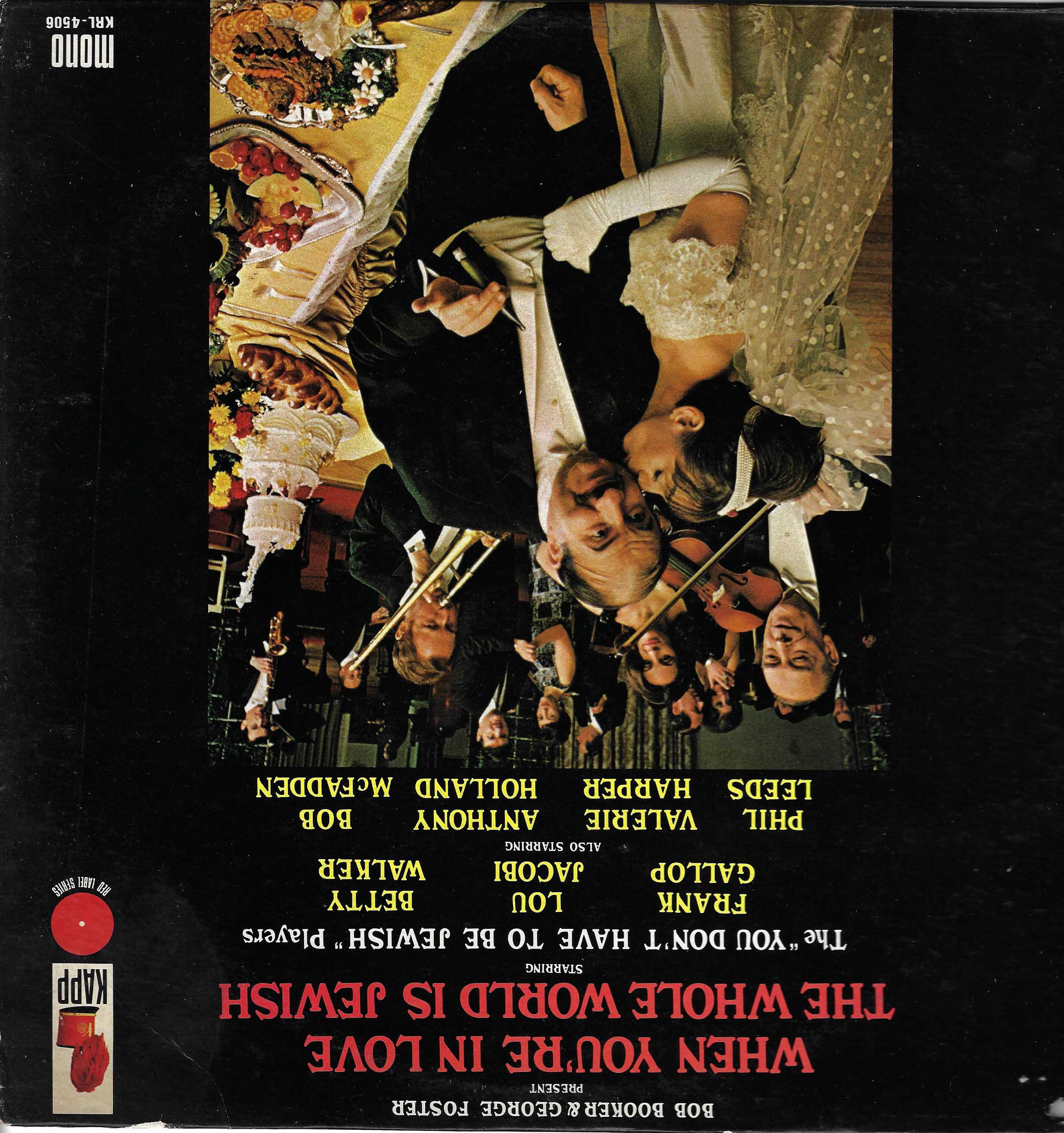 Quand on est amoureux, le monde entier est juif.