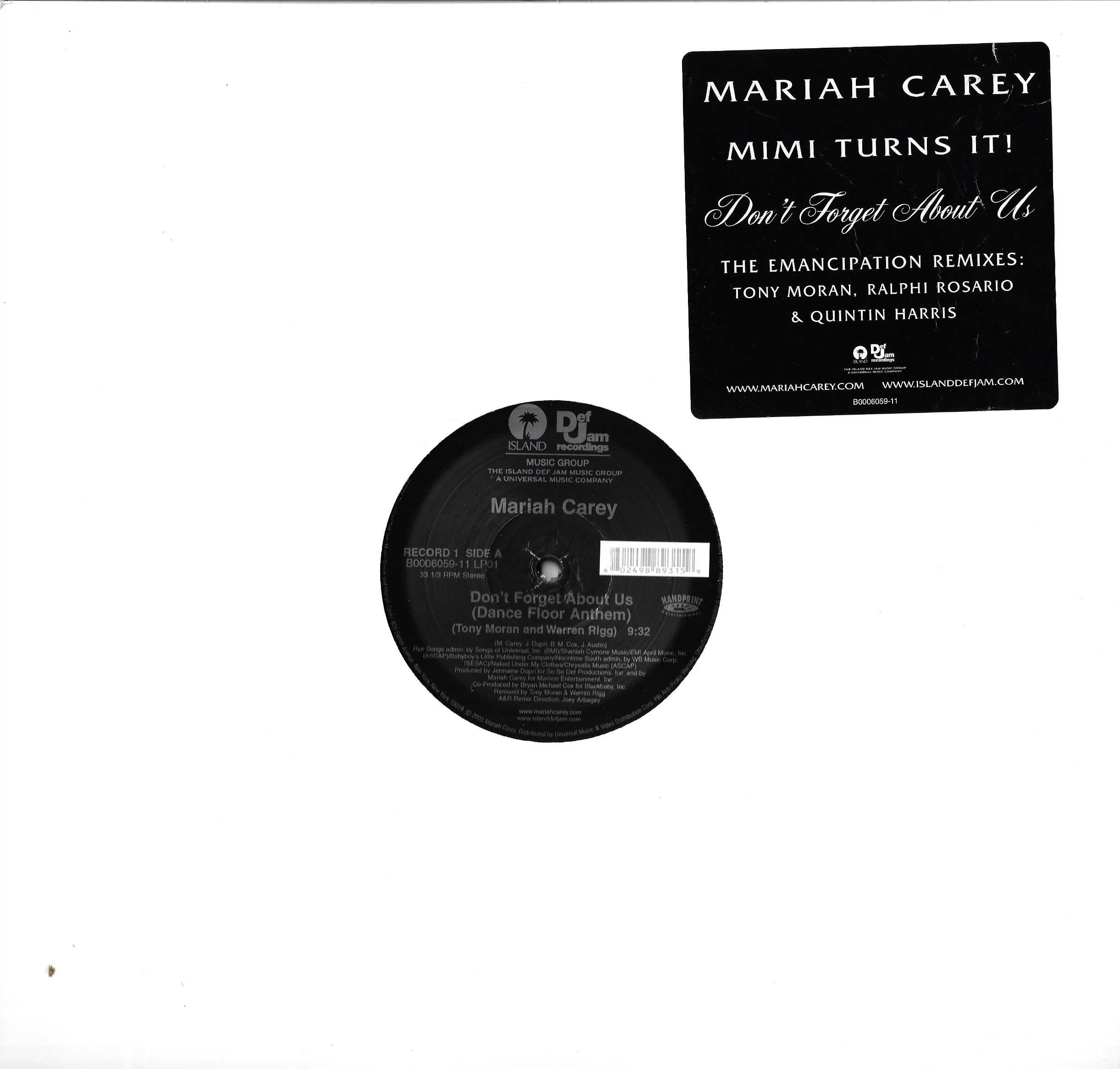 Don't Forget About Us (The Emancipation Remixes)