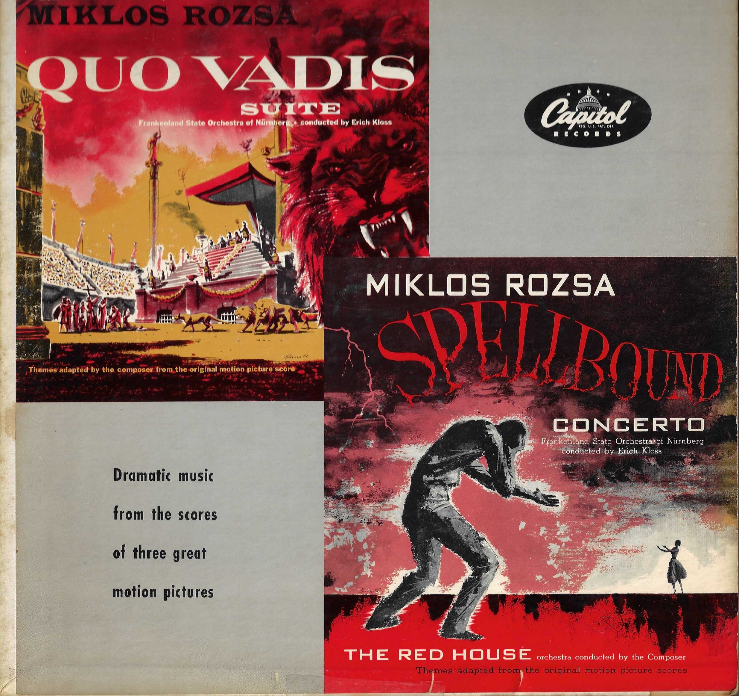 Spellbound Concerto / The Red House / Quo Vadis Suite (Film Scores)