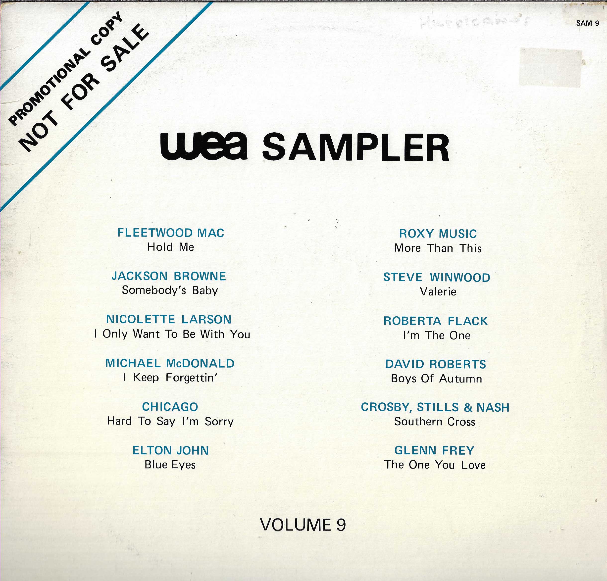WEA Sampler: Volume 9