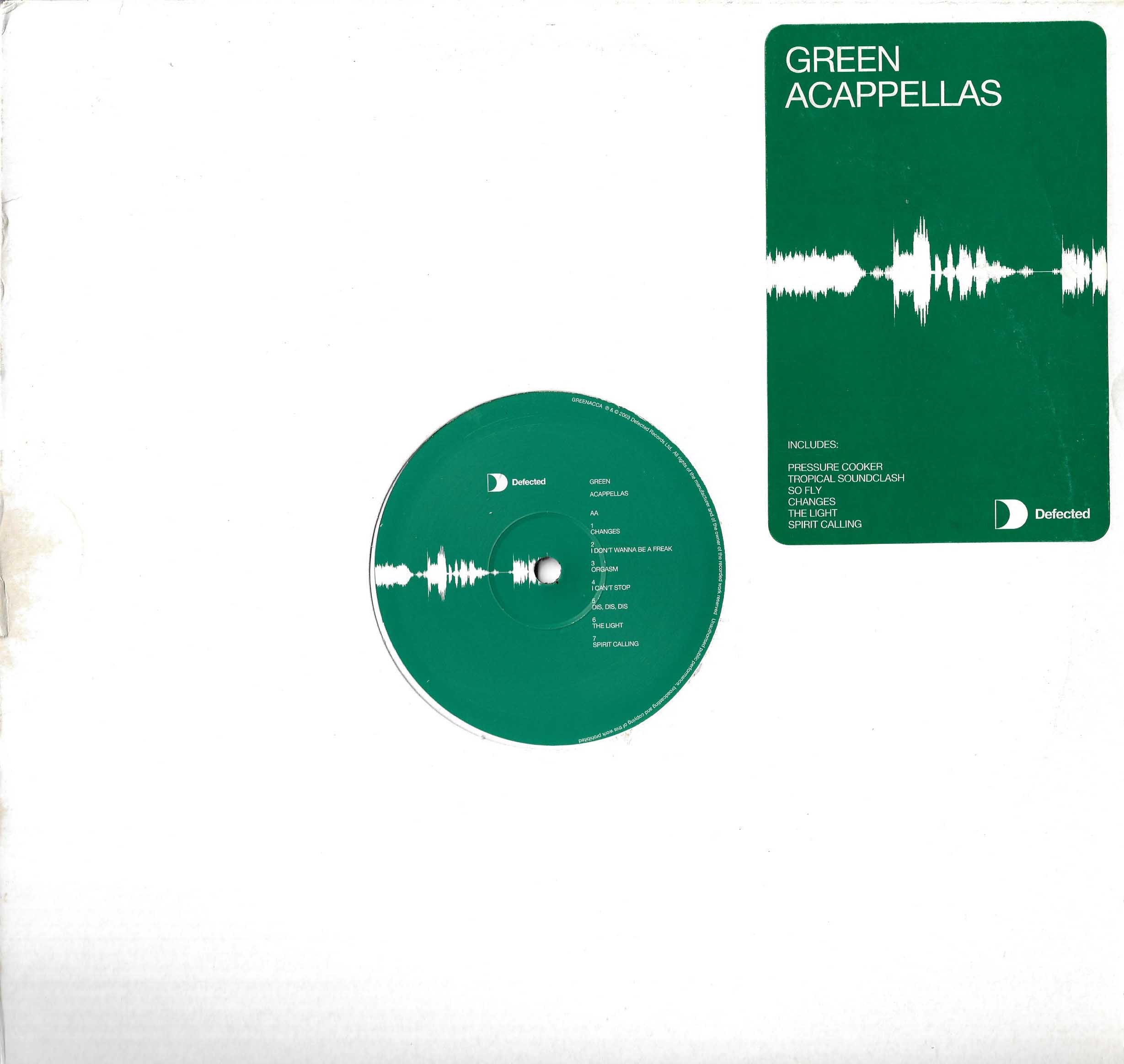 Defected Acappellas Green