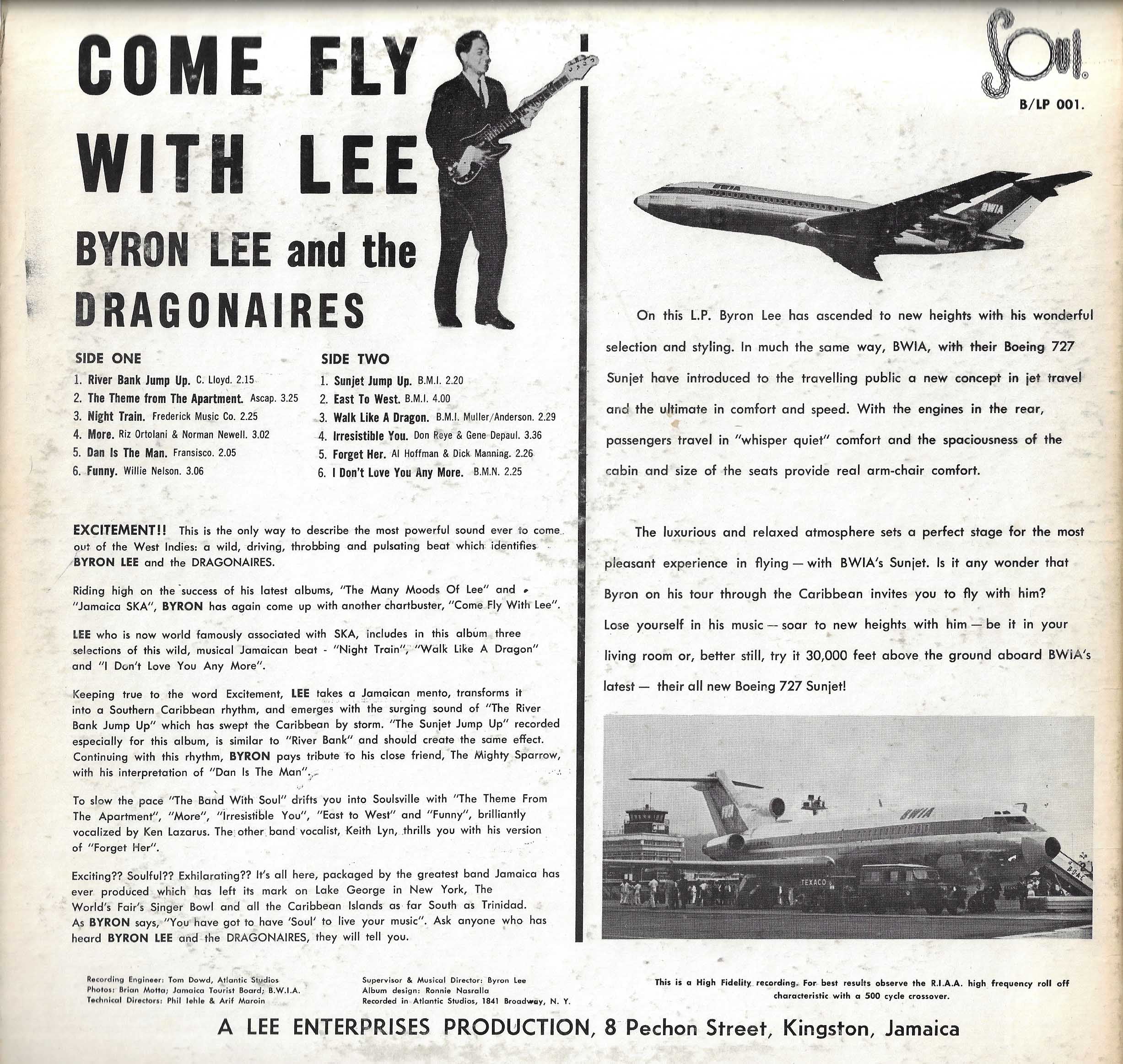 Byron Lee, Dragonaires Come Fly With Lee 【公式通販】 Byron Lee, Dragonaires Come Fly With Lee 【公式通販】