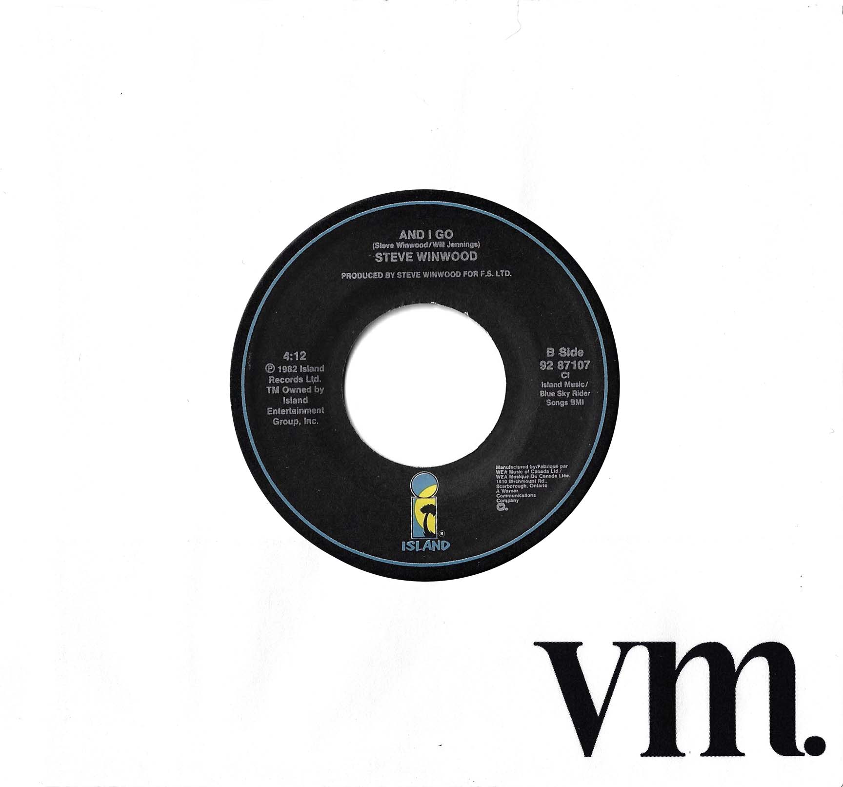 Higher Love / And I Go