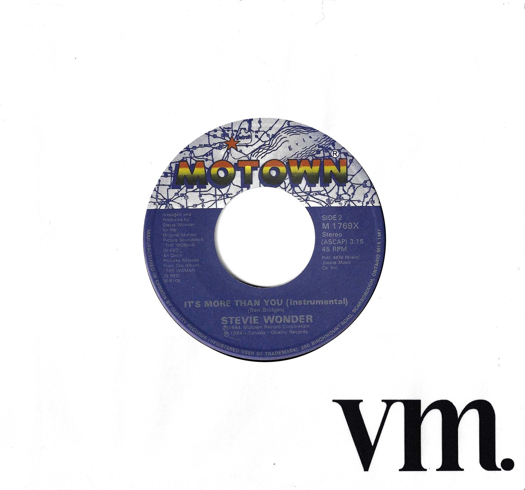 Love Light In Flight / It's More Than You (Instrumental)