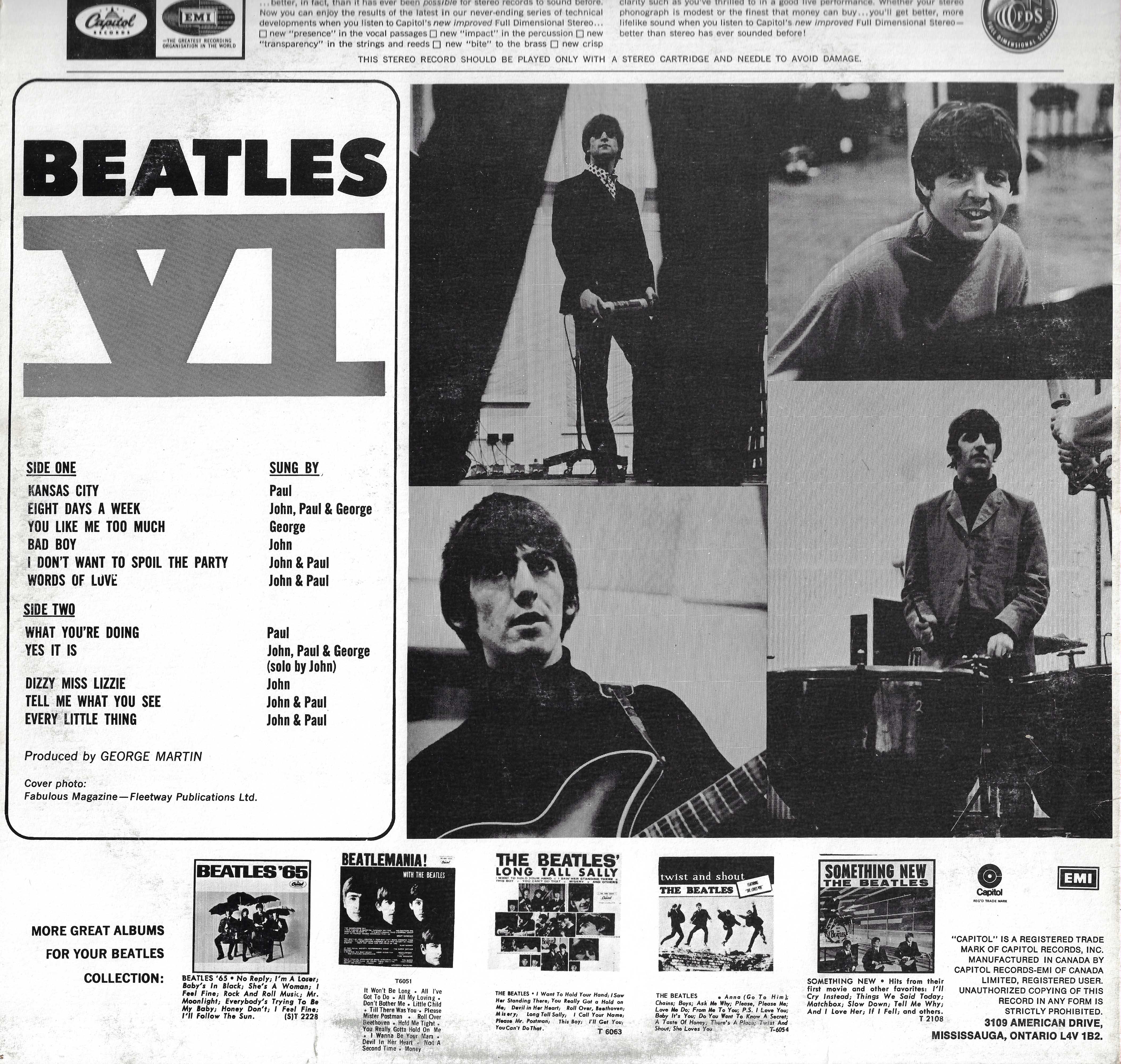 The Beatles Beatles VI