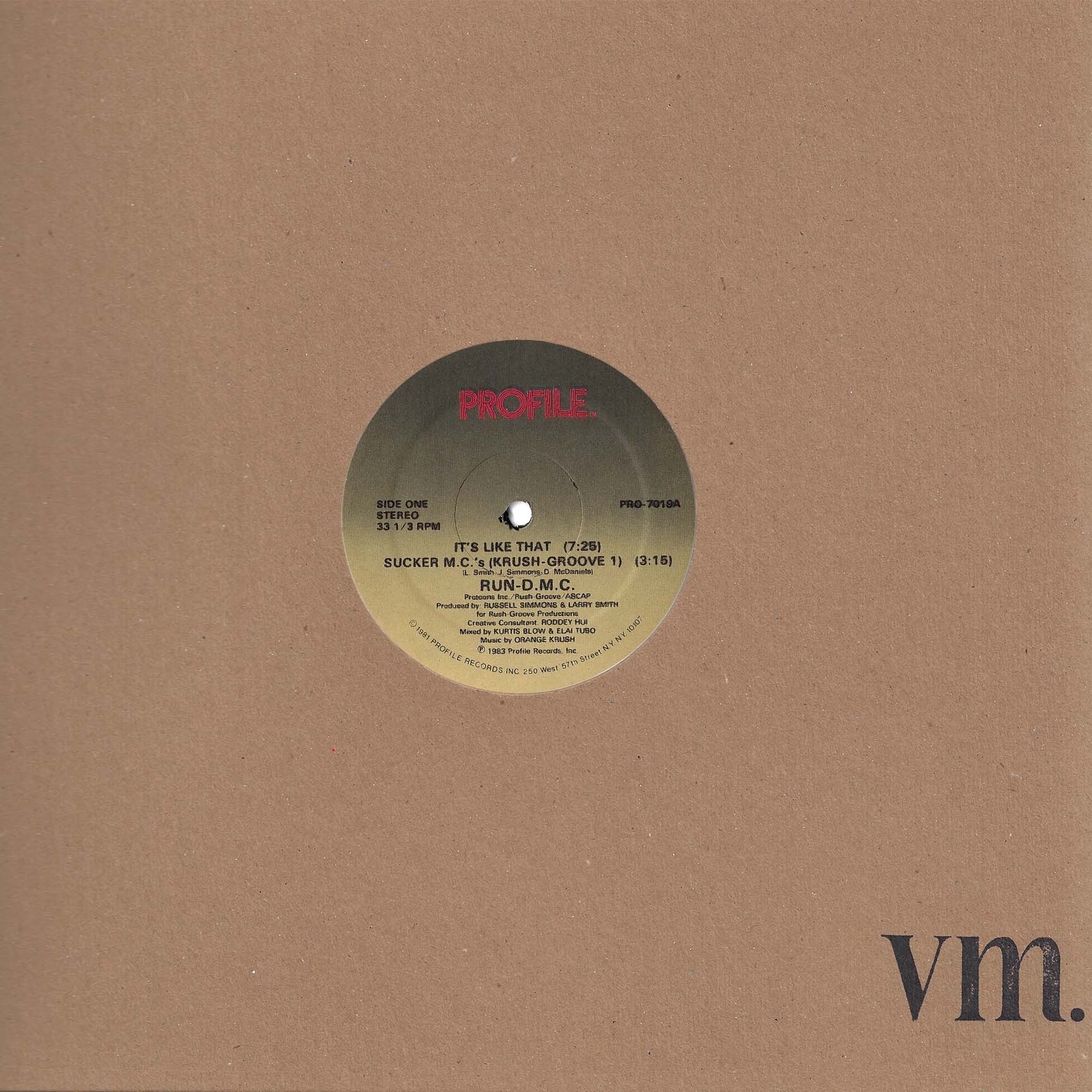 It's Like That / Sucker M.C.'s (Krush-Groove 1)