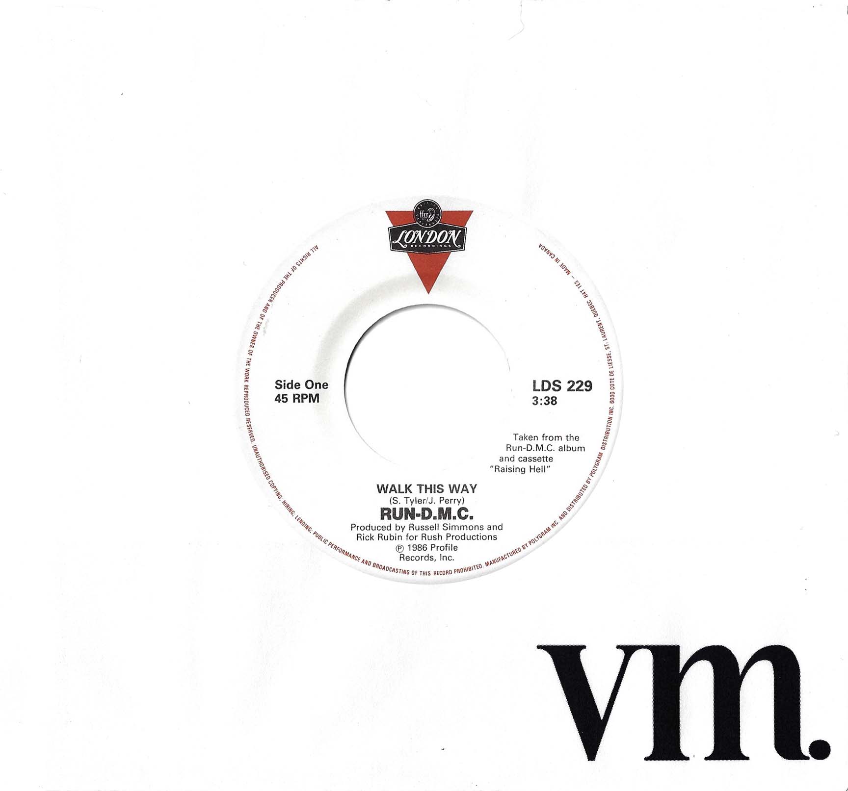 Walk This Way / Walk This Way (Instrumental)