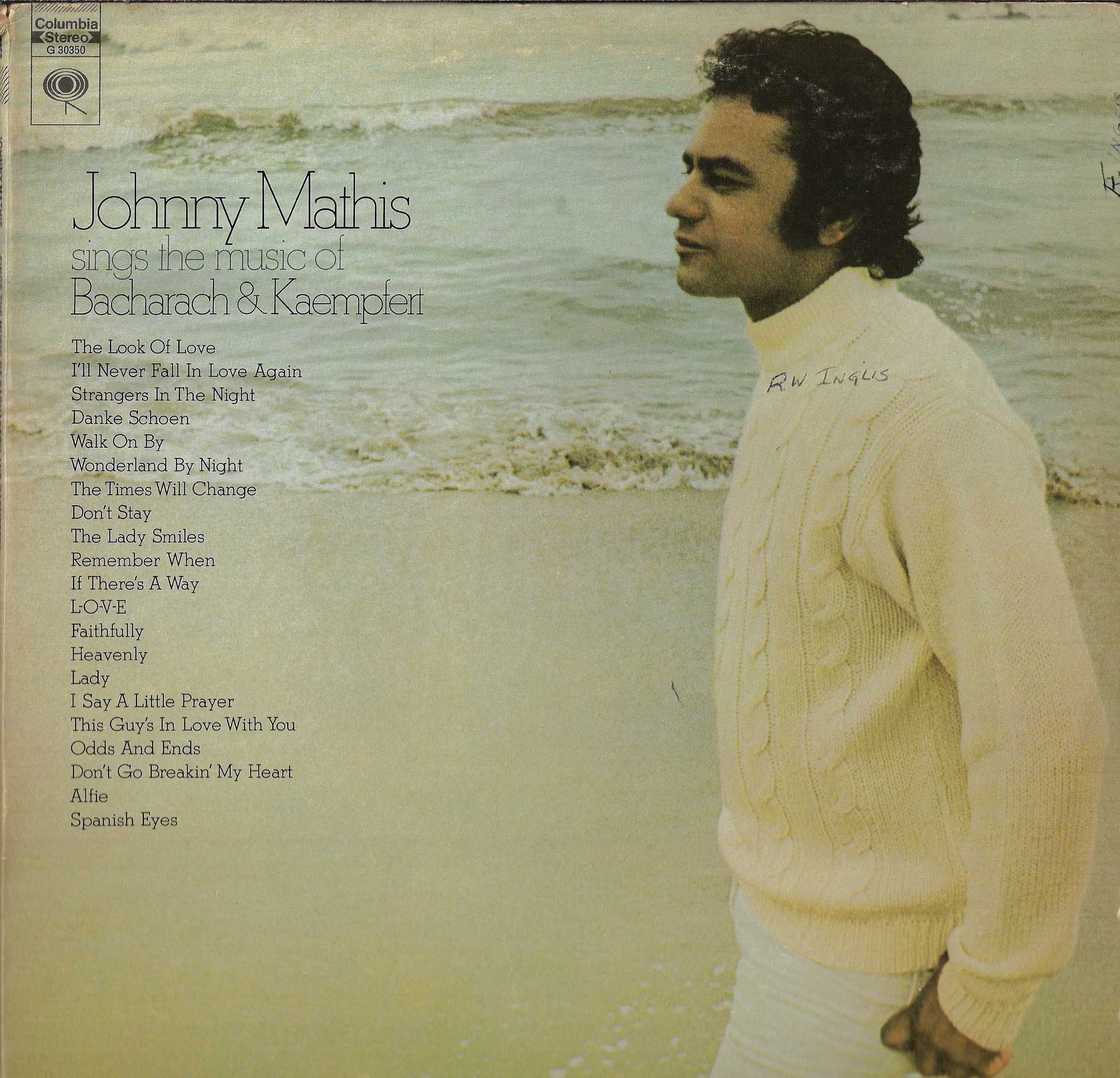 Johnny Mathis Sings The Music Of Bacharach & Kaempfert