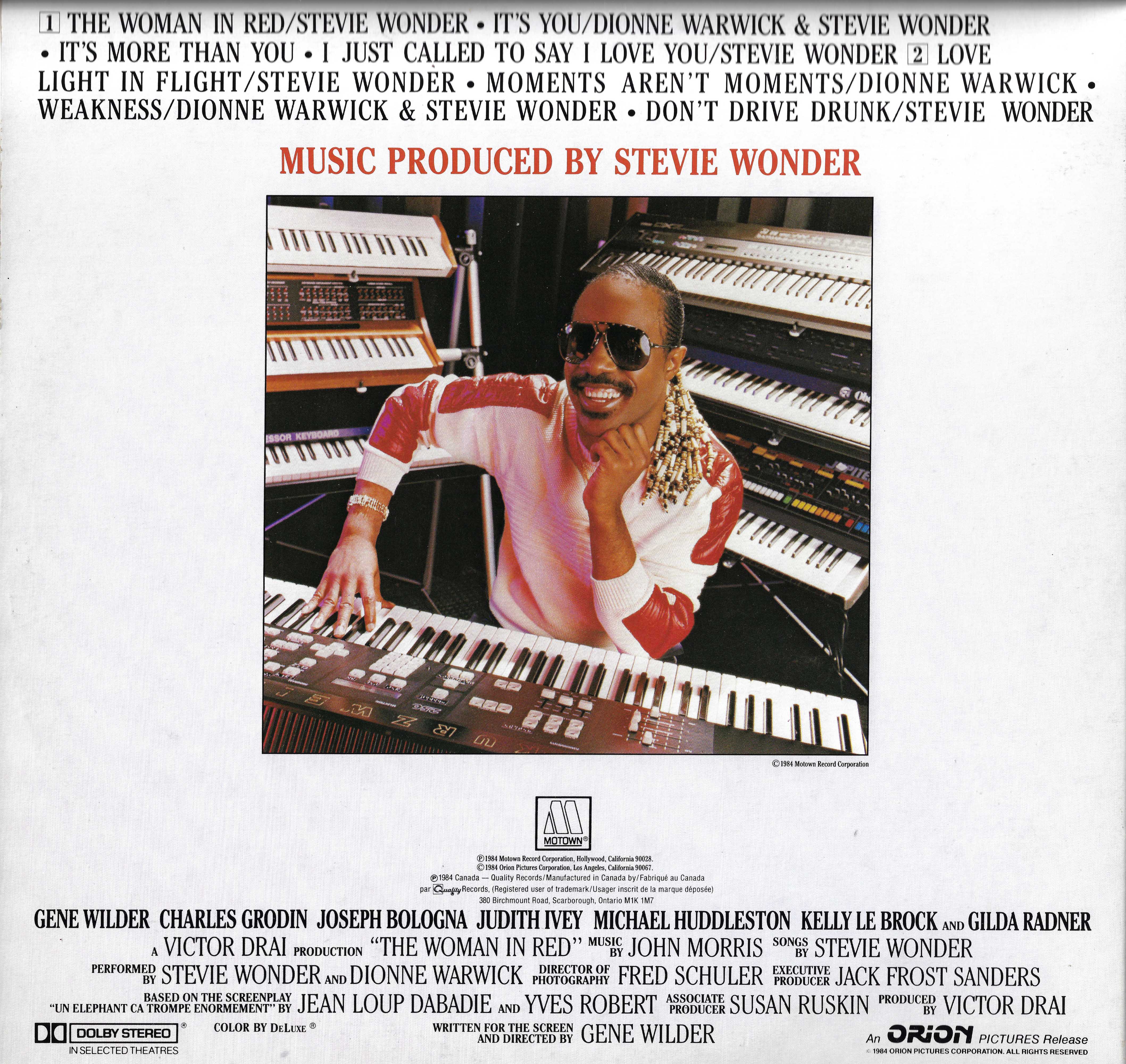 The Woman In Red (Selections From The Original Motion Picture Soundtrack)