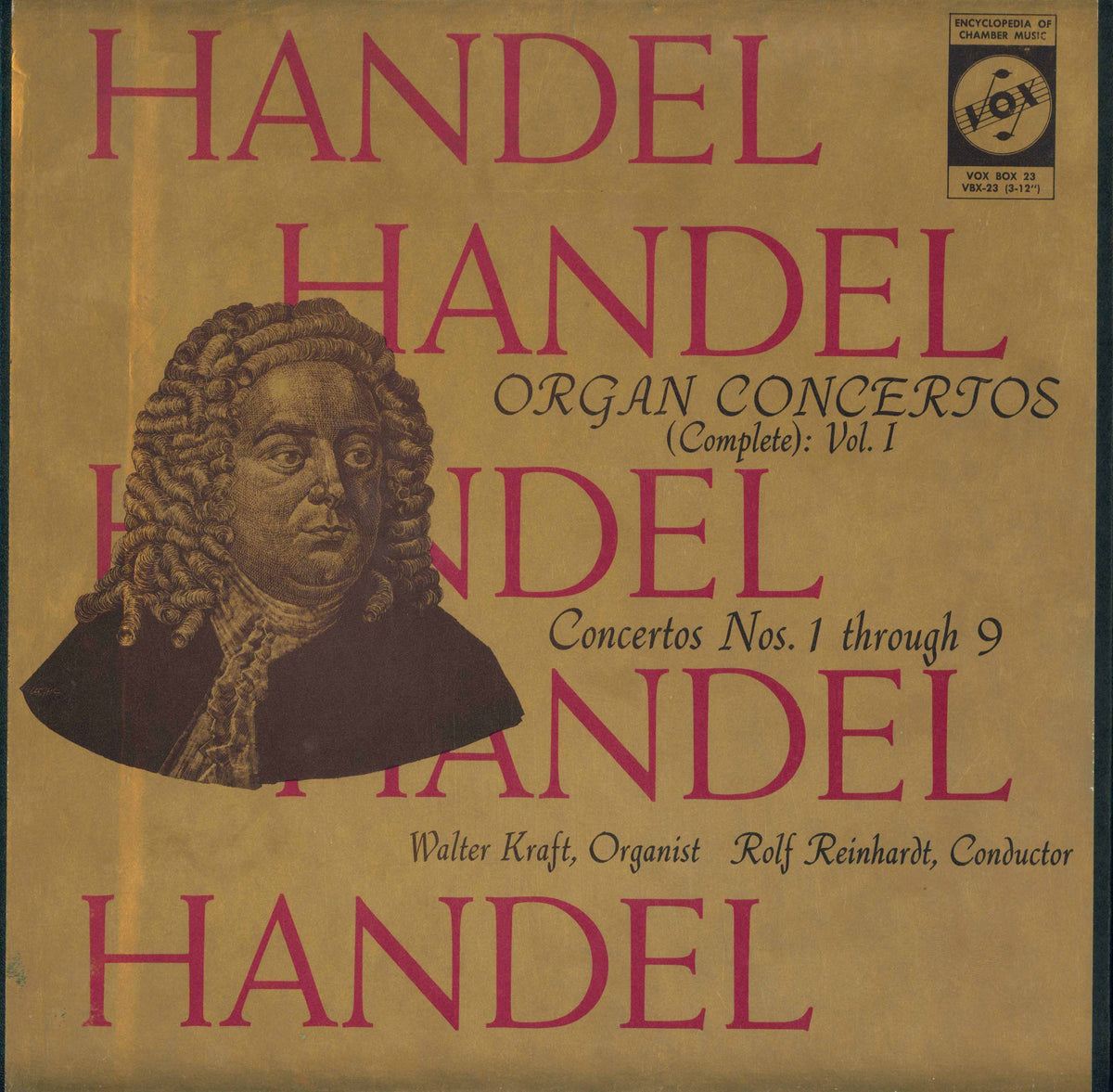 Organ Concertos (Complete): Vol. I / Concertos Nos. 1 - 9 (Handel)