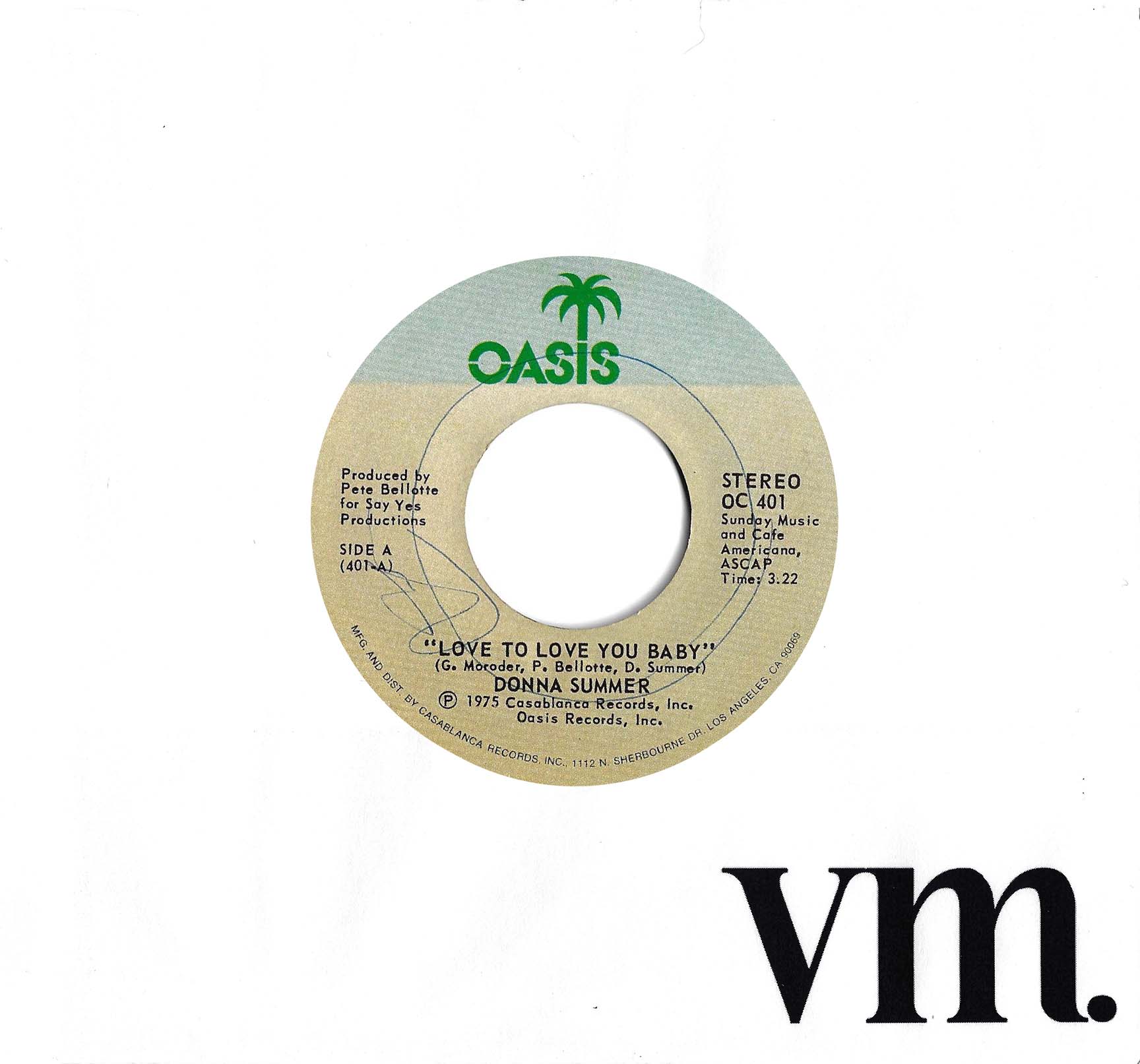Love To Love You Baby / Need-A-Man Blues