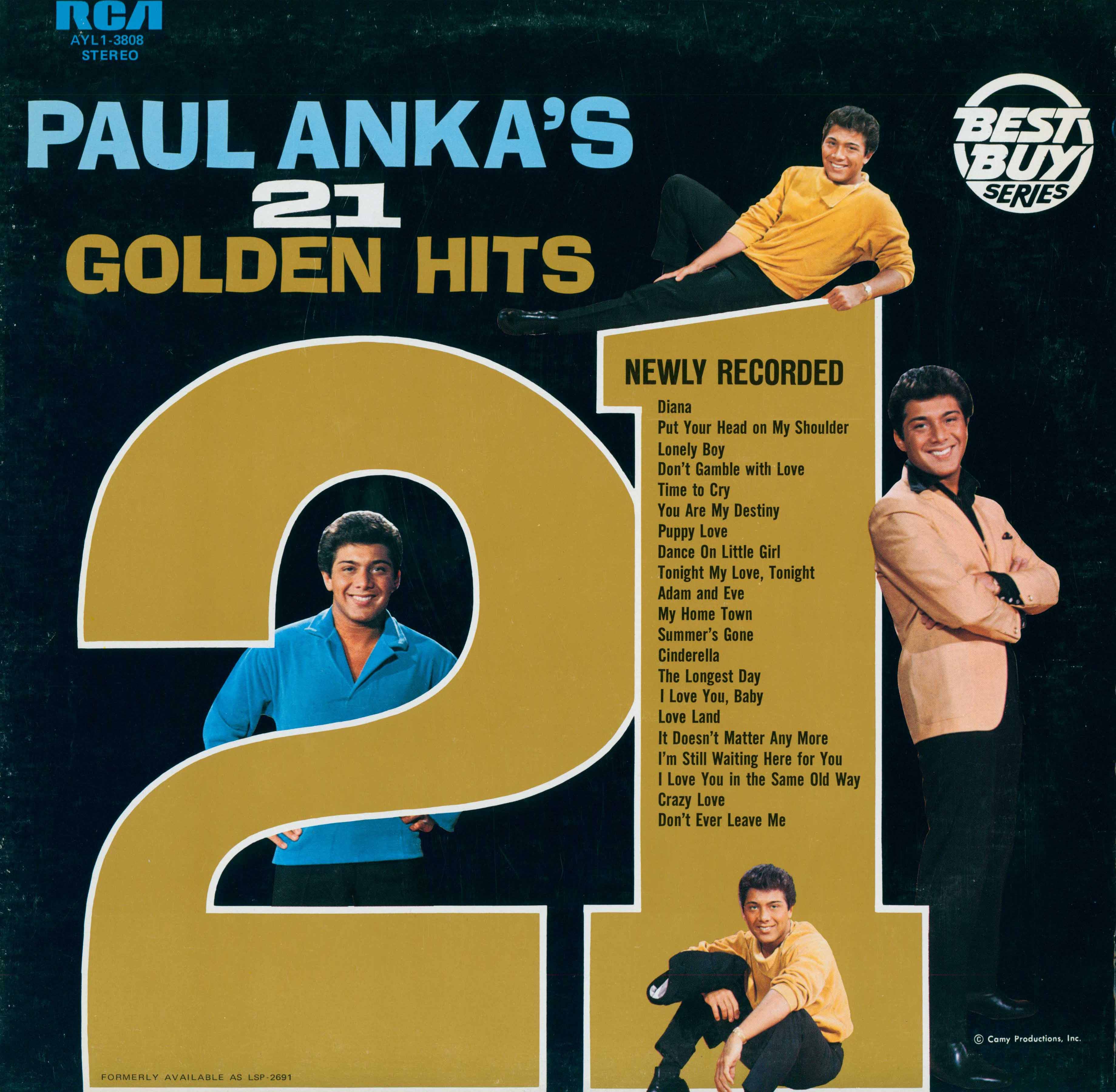 Paul Anka's 21 Golden Hits