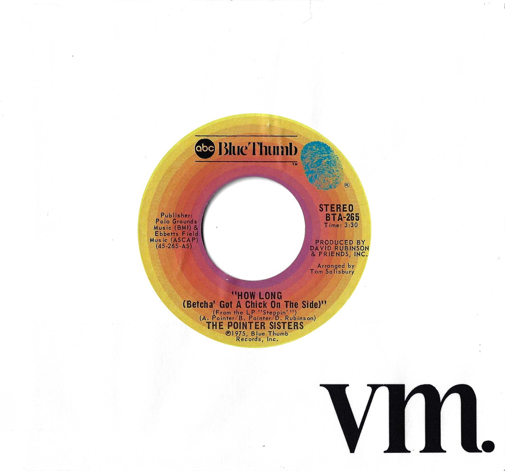 How Long (Betcha' Got A Chick On The Side) / Easy Days
