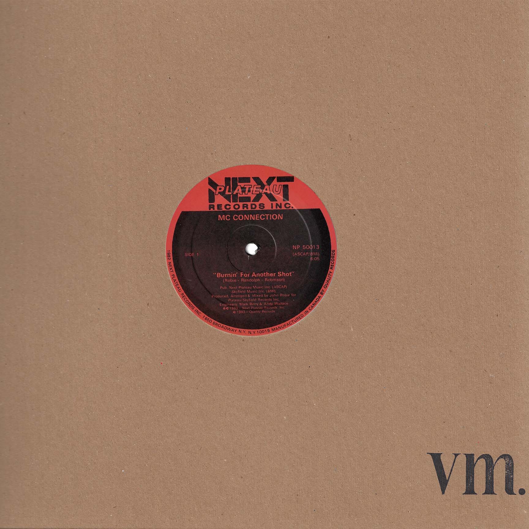 Burnin' For Another Shot / One More Shot (Instrumental)