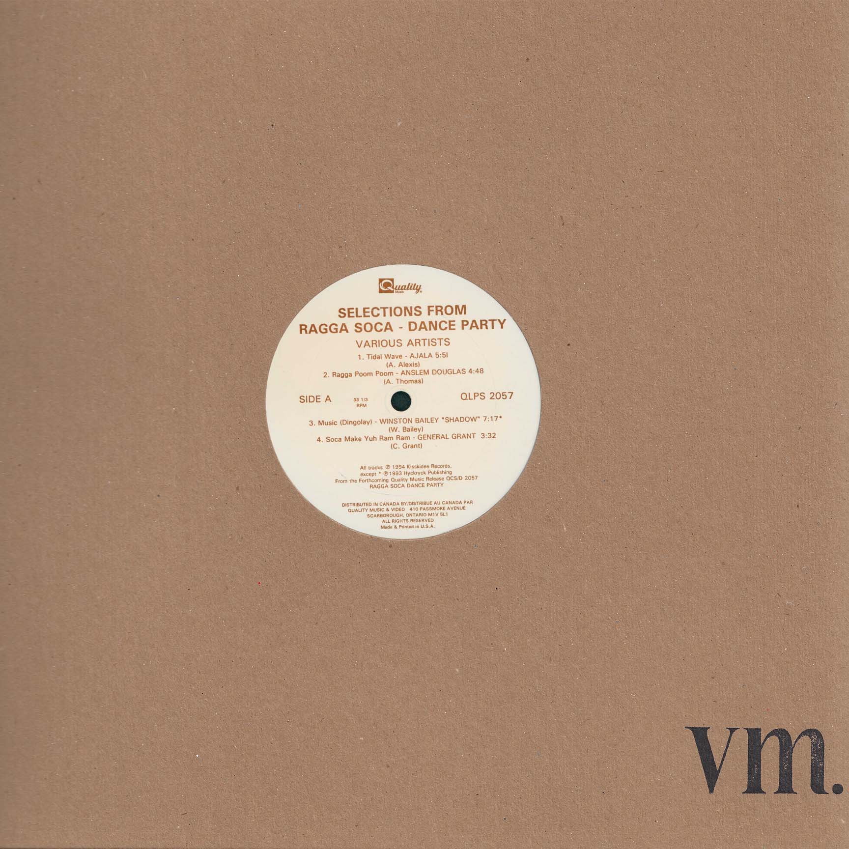 Selections From Ragga Soca - Dance Party