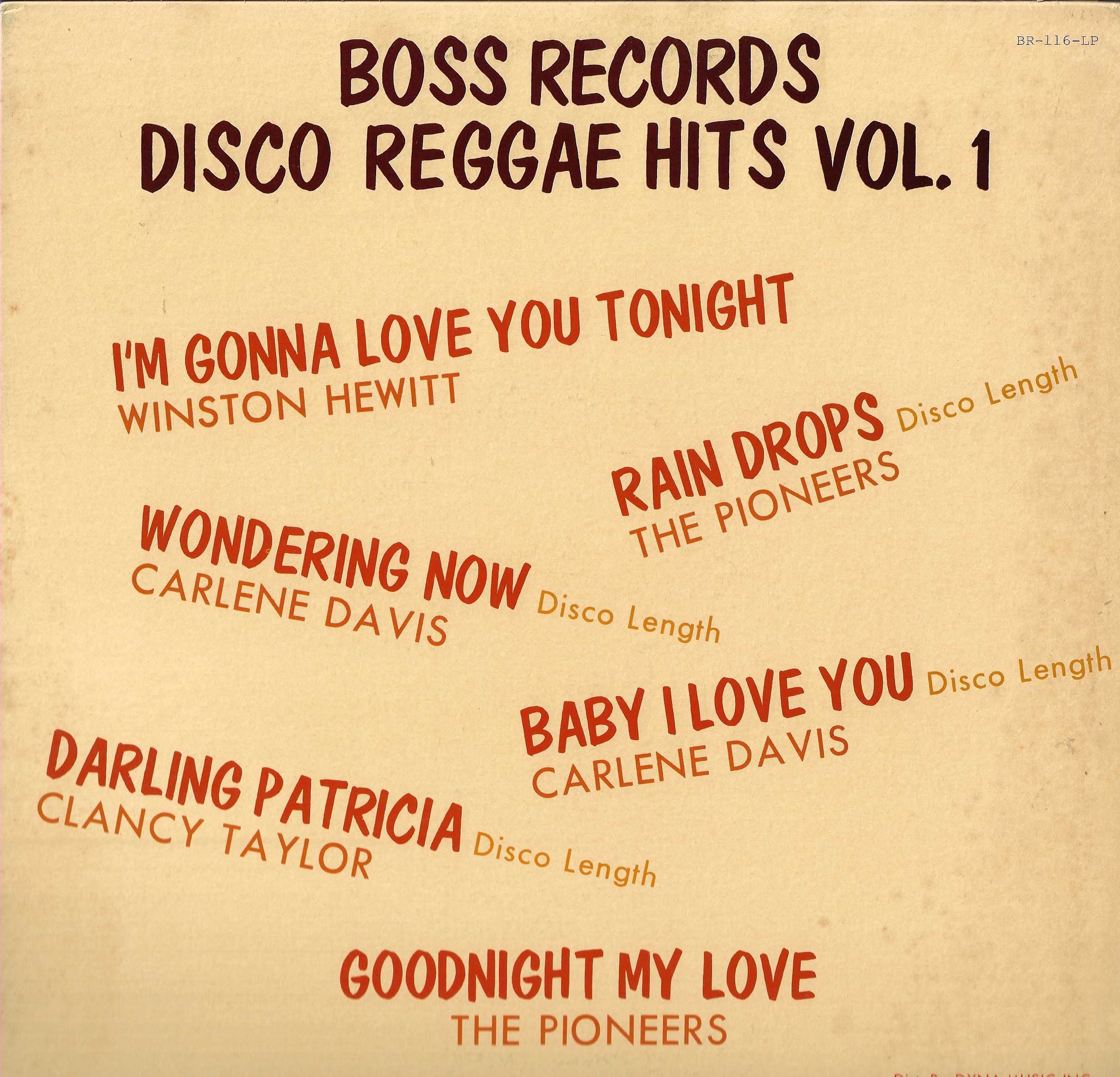 Disco Reggae Hits Vol. 1