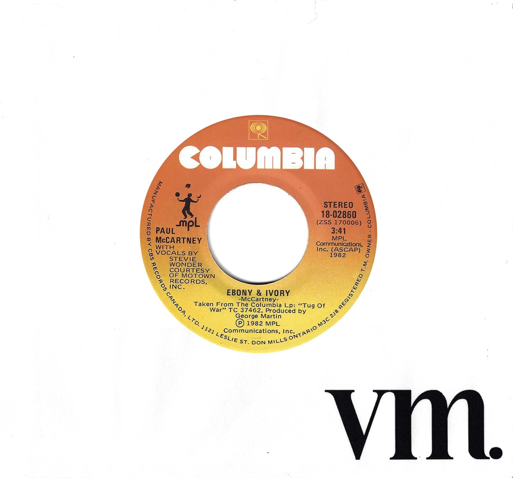 Ebony And Ivory / Rainclouds