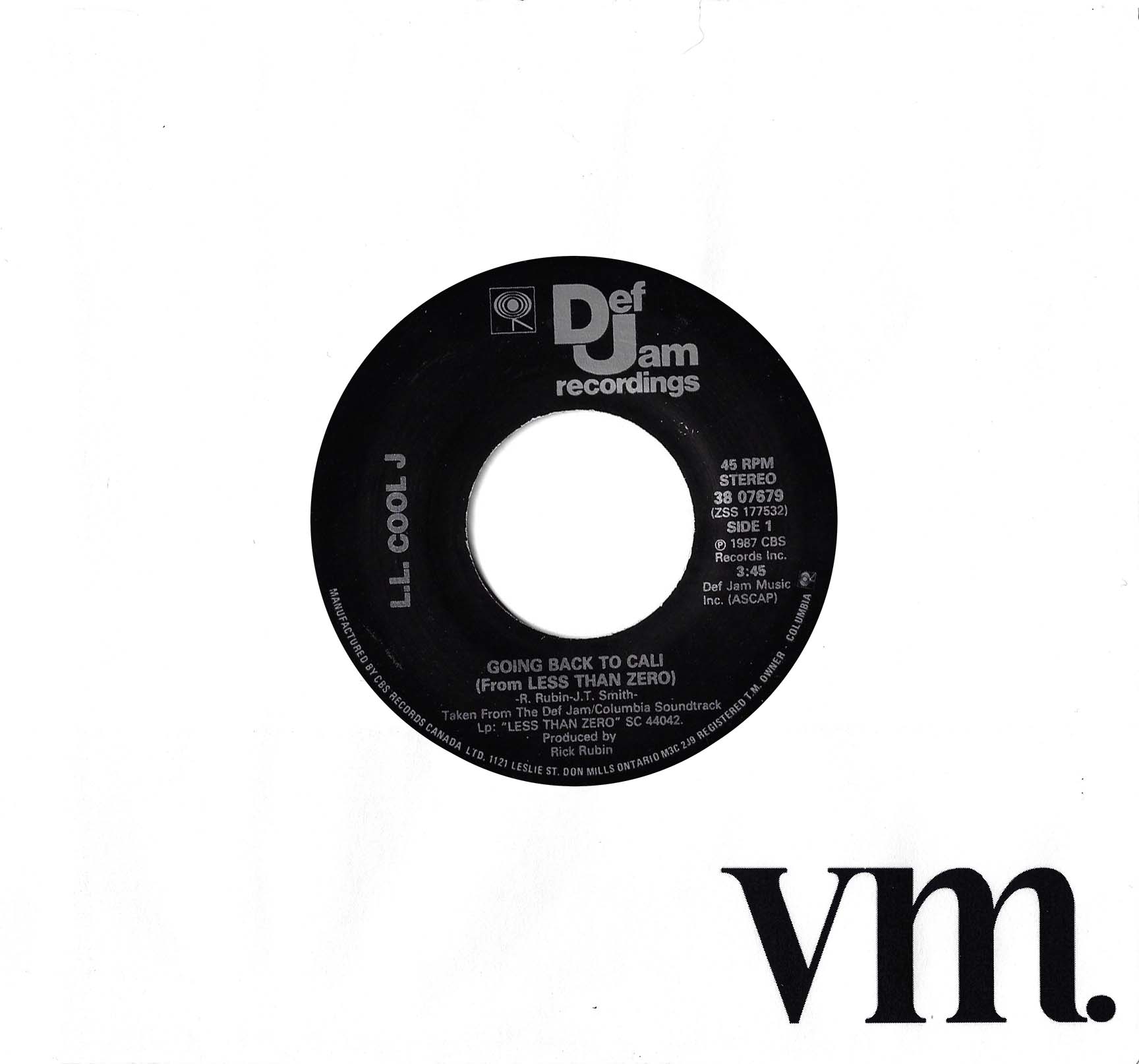 Going Back To Cali / Jack The Ripper