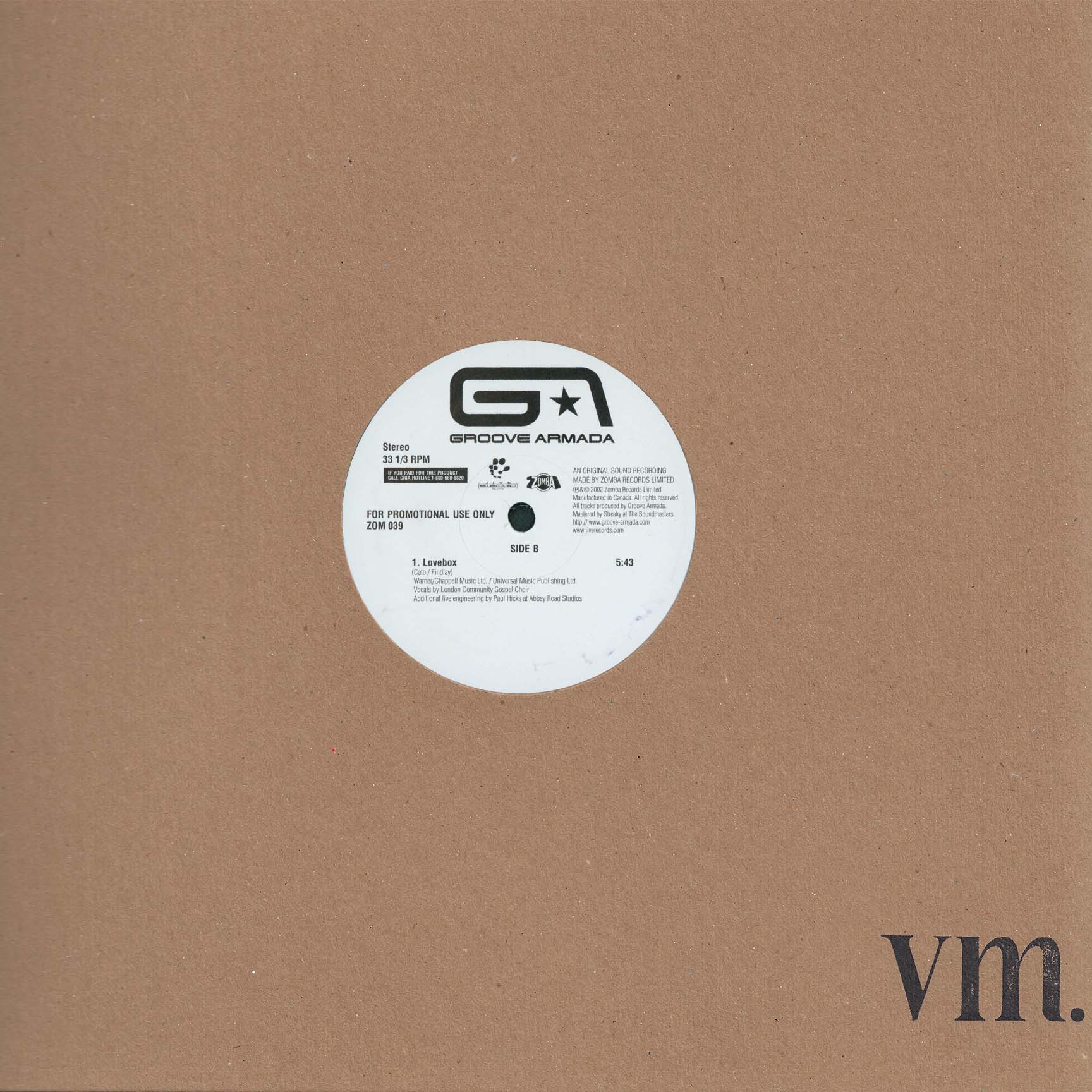Groove Armada Lovebox EP