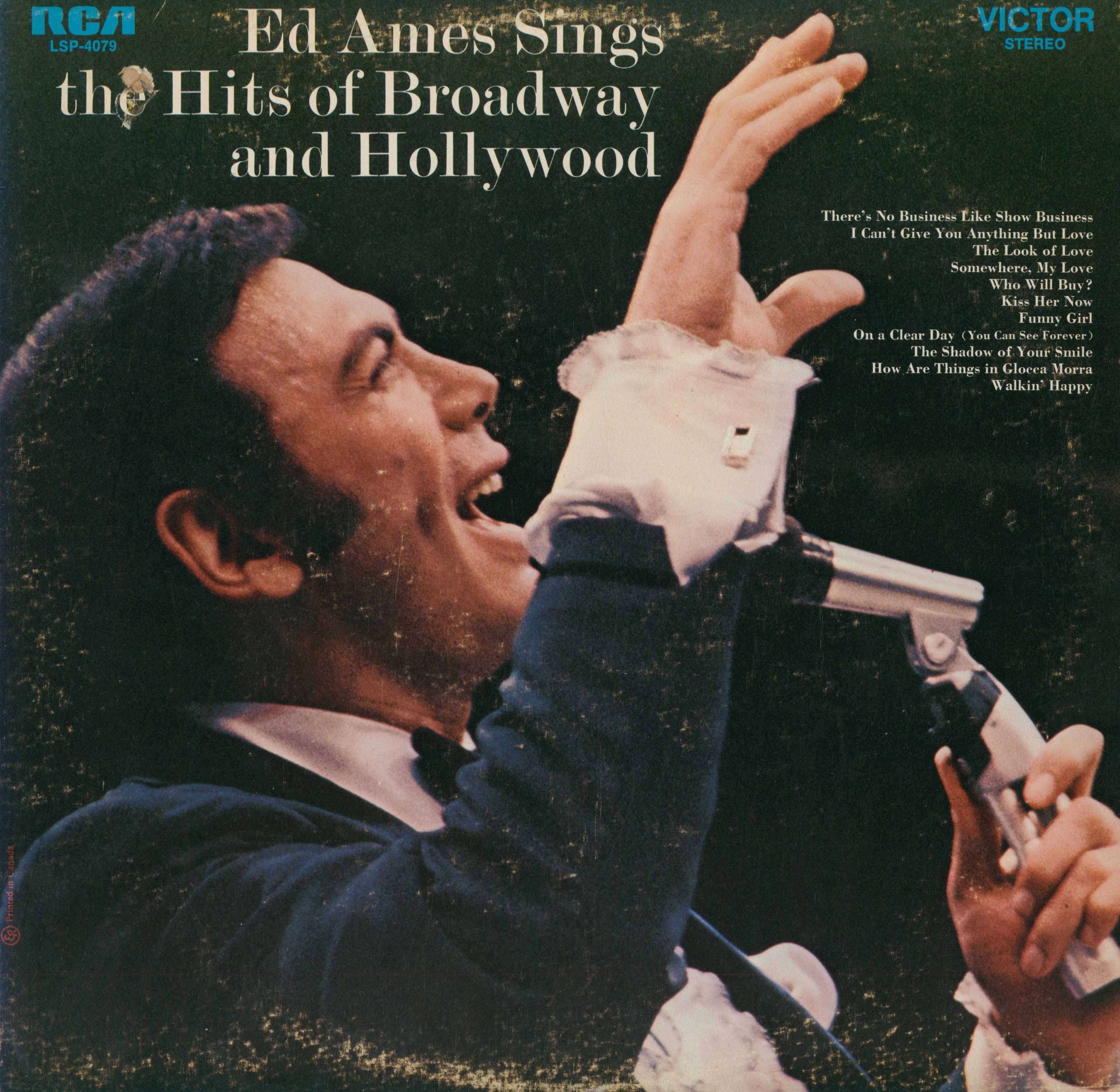 Ed Ames Sings The Hits Of Broadway And Hollywood
